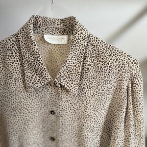 Dana Buchman Women's Animal Print Blouse